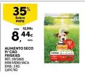 Continente Friskies - alimento seco p/cao promoção