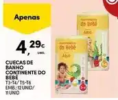 Continente Continente - cuecas de banho do bebe promoção