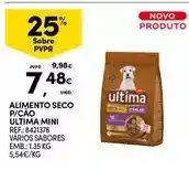 Continente Ultima - alimento seco p/cão mini promoção