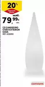 Continente Continente - candeiro chao exterior kasa promoção