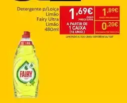 Recheio Fairy - detergente p/loiça limão ultra limão promoção