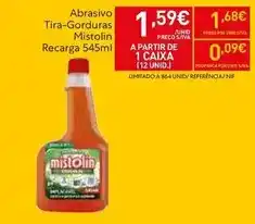 Recheio Mistolin - abrasivo tira-gorduras promoção