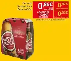 Recheio Super bock - cerveja promoção