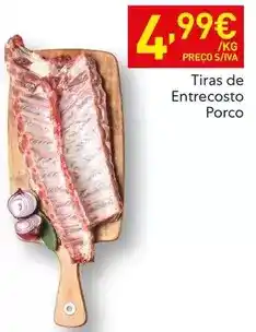 Recheio Tiras de entrecosto porco promoção
