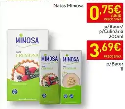 Recheio Mimosa - natas promoção