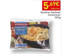 Recheio Amanhecer - bacalhau desfiado promoção