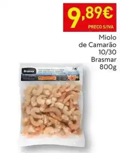 Recheio Brasmar - miolo de camarão 10/30 promoção