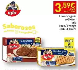 Recheio Iglo - hamburguer s/gluten promoção