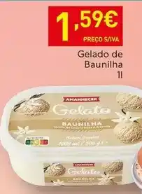 Recheio Amanhecer - gelado de baunilha promoção