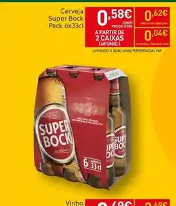 Recheio Super bock - cerveja promoção