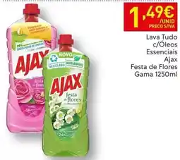 Ajax - lava tudo c/ oleos essencias