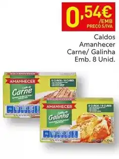 Recheio Amanhecer - caldos carne/ galinha promoção