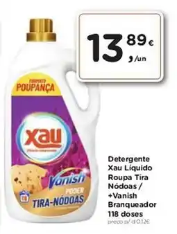 Detergente Xau Líquido Roupa Tira Nódoas/ +Vanish Branqueador