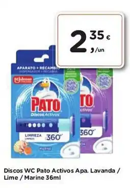 Aqui é fresco Discos WC Pato Activos Apa. Lavanda / Lime / Marine promoção
