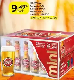Spar Cerveja c/ álcool super bock promoção