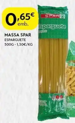Spar Massa spar esparguete promoção