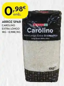 Spar Arroz Spar promoção