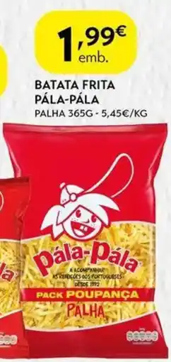 Spar Batata frita pála-pála palha promoção