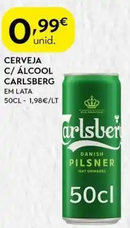 Spar Cerveja c/ álcool carlsberg promoção