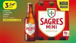 Spar Cerveja c/ álcool sagres branca promoção