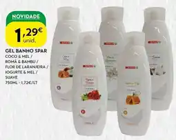 Spar Gel banho spar promoção