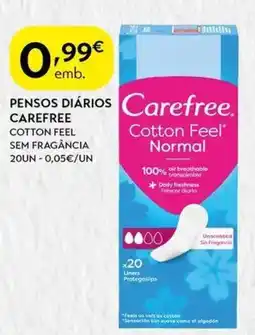 Spar Pensos diários carefree promoção