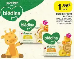 Spar Puré de fruta bledina promoção