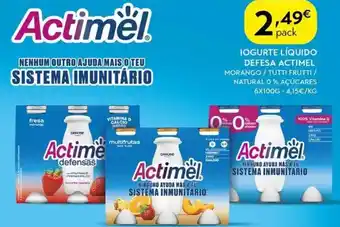Spar Iogurte líquido defesa actimel promoção