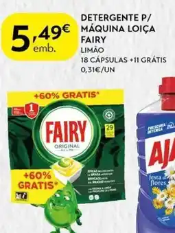 Detergente p/ loiça maquina loiça fairy