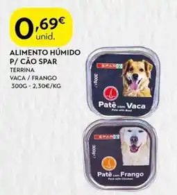 Spar Alimento humido p/ cão spar promoção