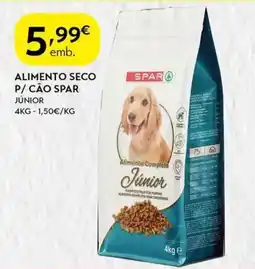 Spar Alimento seco p/ cão spar júnior promoção