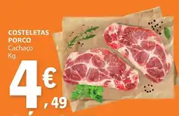 E.Leclerc Costeletas Porco Cachaço promoção