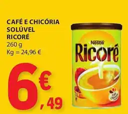 E.Leclerc Café e chicória solúvel ricoré promoção