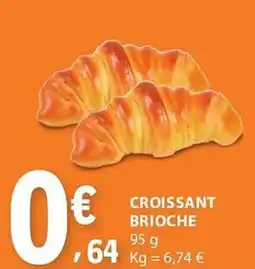 E.Leclerc Croissant brioche promoção