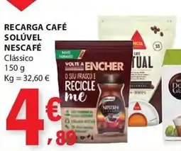 E.Leclerc Recarga café solúvel nescafé promoção