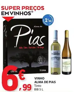 E.Leclerc Vinho alma de pias promoção