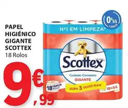 E.Leclerc Papel higiénico gigante scottex promoção