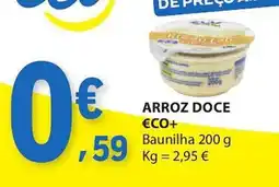 E.Leclerc Arroz doce €co+ promoção