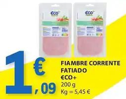 E.Leclerc Fiambre corrente fatiado €co+ promoção