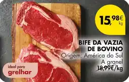 Pingo Doce Bife da vazia de bovino promoção