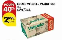 Pingo Doce Creme vegetal vaqueiro promoção