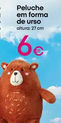 Pepco Forma+ - peluche em forma de urso promoção