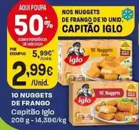 Intermarché Iglo - 10 nuggets de frango promoção