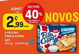 Intermarché Iglo - 2 filetes fish & chips promoção