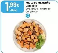 Intermarché Gelpeixe - miolo de mexilhão promoção