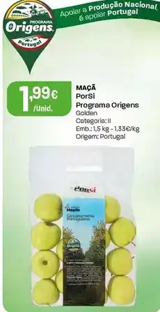 Intermarché Porsi - maçãs porgi promoção