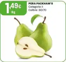 Intermarché Pera packham's promoção