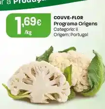 Intermarché Programa origens - couve-flor promoção
