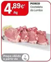Intermarché Porco costeleta do lomo promoção