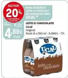 Intermarché Ucal - leite c/ chocolate promoção